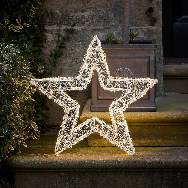 38cm Wire Wrapped 3D LED Star Light