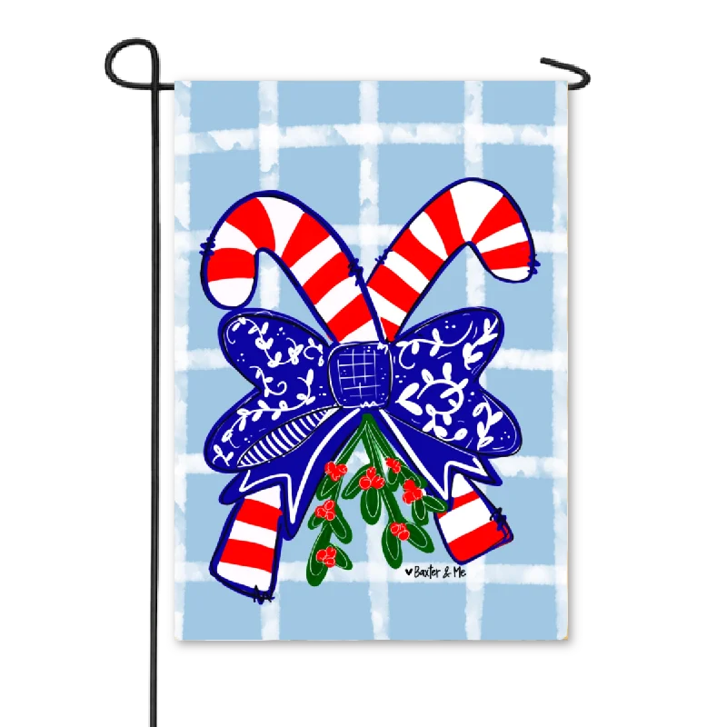 Candy Cane Garden Flag