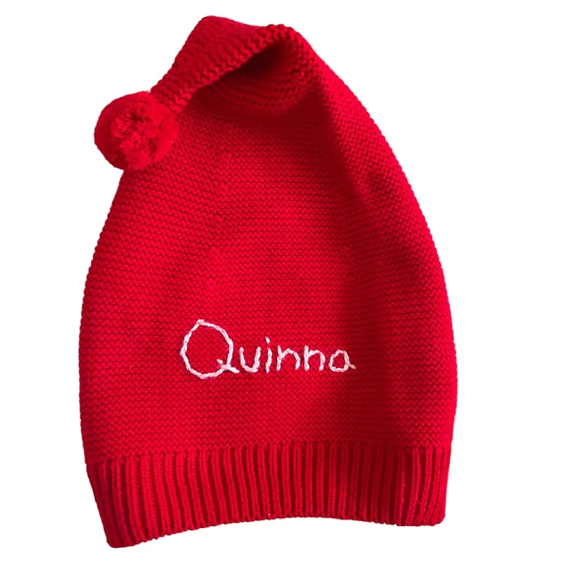 Hand Embroidered Children's Stocking Cap