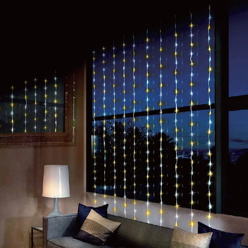 LED Cool and Warm Waterfall Curtain (4x2.4m)