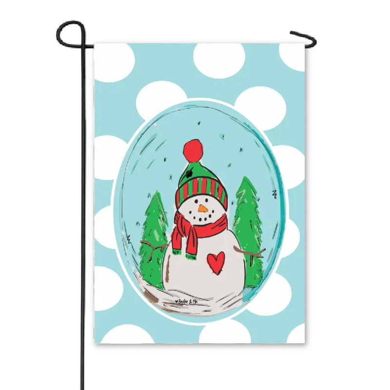 Winter Snowman Garden Flag