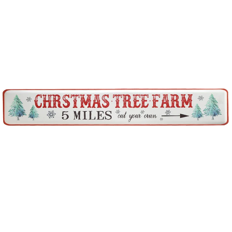 47 in. Vintage Tree Farm Wall Sign