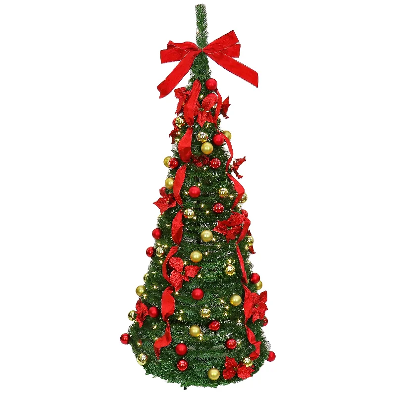 6 ft. Pre-Lit Party Pop-Up Tree