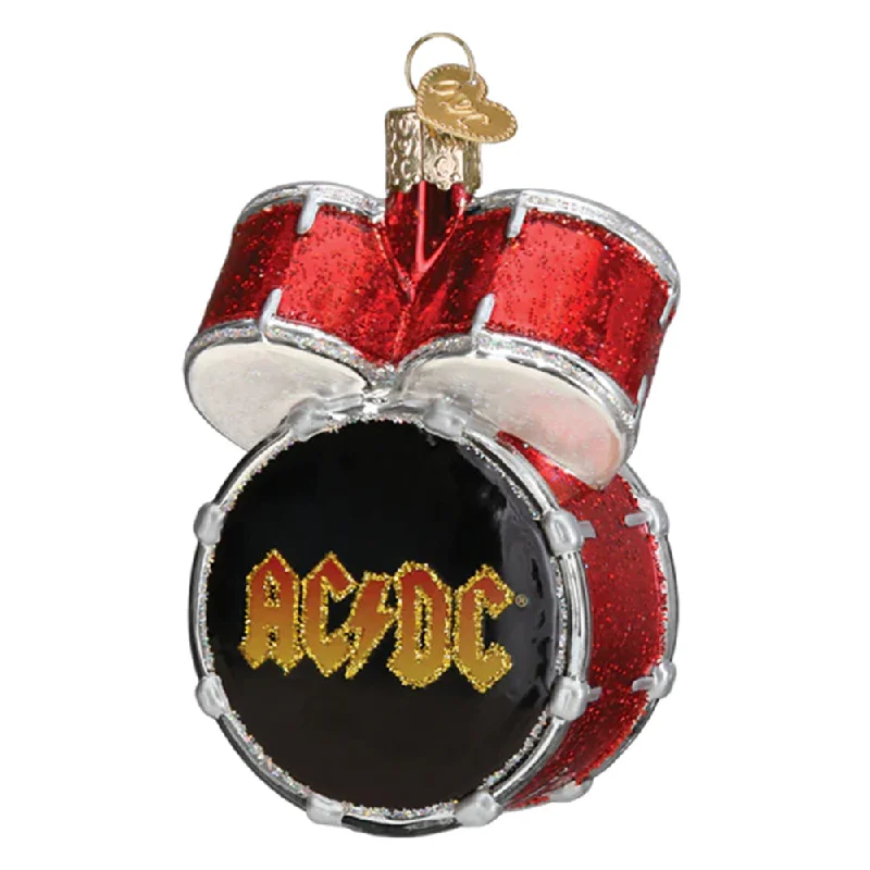 AC/DC Drum Set Ornament - Old World Christmas