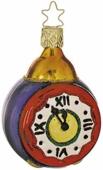 Almost Midnight Clock Ornament by Inge Glas of Germany