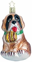 Always Faithful St. Bernard Ornament by Inge Glas of Germany