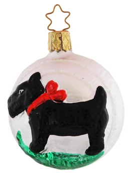 Angus Scotty Dog Ornament by Inge Glas