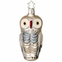 Antique Owl Ornament by Inge Glas of Germany