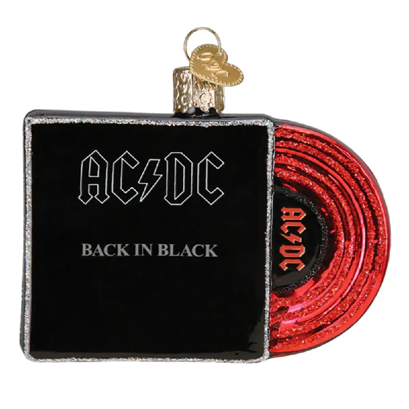 Back In Black Album Cover Ornament - Old World Christmas