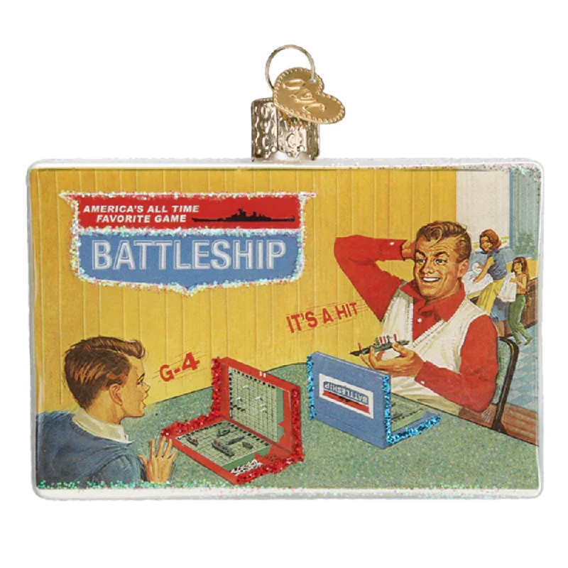 Battleship Ornament - Old World Christmas