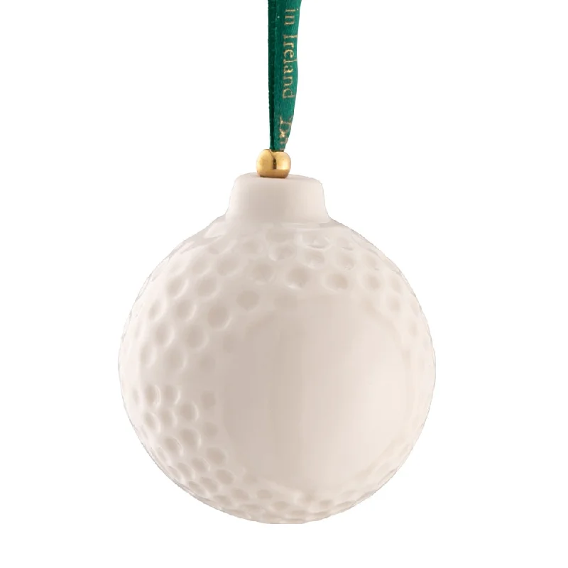 Belleek Classic Golf Ball Hanging Ornament