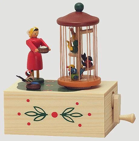 Birds Music Box by Werner Wolfgang VolkskunstWerkstatten in Seiffen