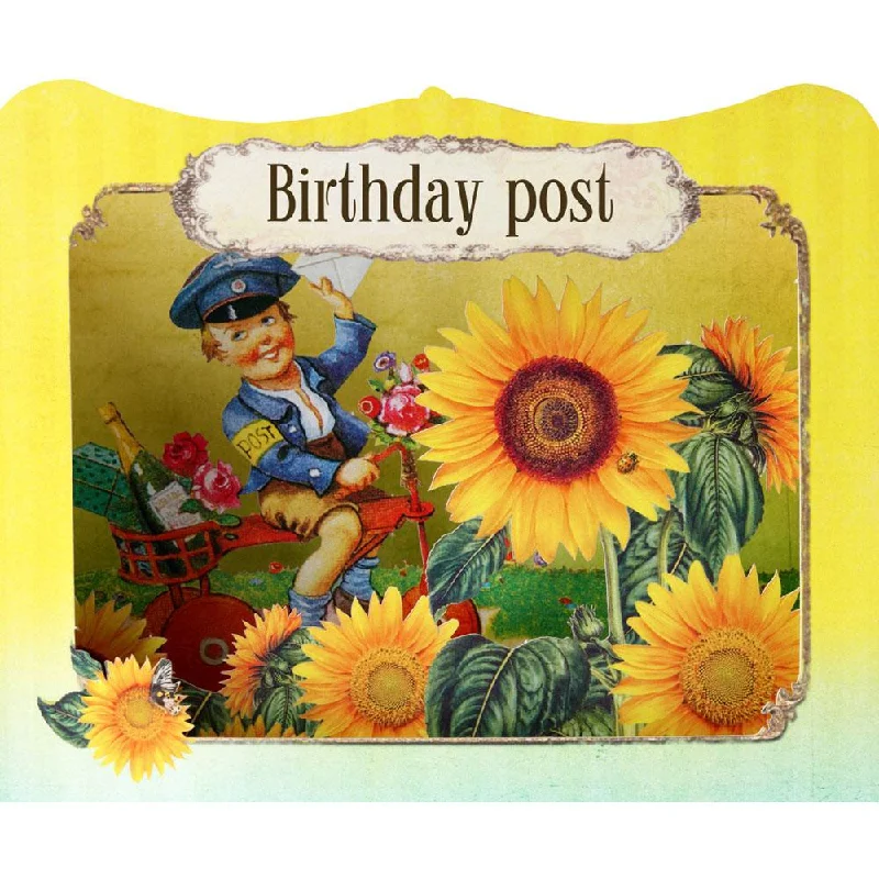 Birthday Post 3-D Card by Gespansterwald GmbH