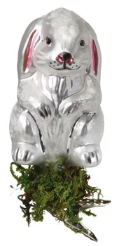 Bunny Hop Ornament by Inge Glas of Germany