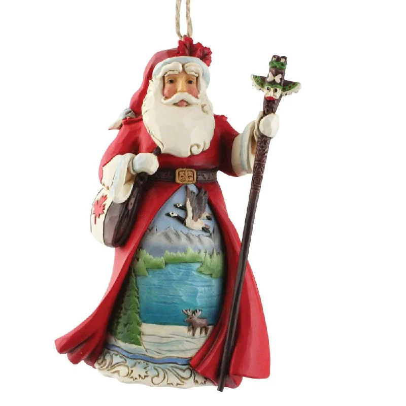 Canadian Santa Ornament - Jim Shore