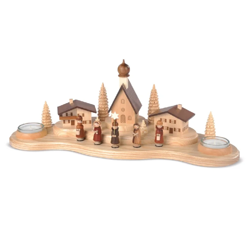 Candleholder Alp town, Tea Light Candle by Mueller GmbH