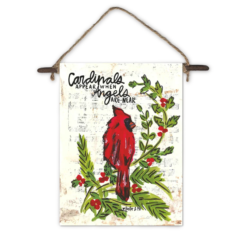 Cardinal Mini Wall Hanging