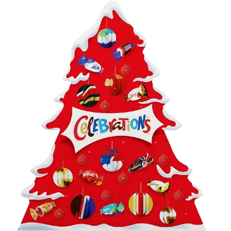 Celebrations Tree Advent Calendar Chocolate 215g