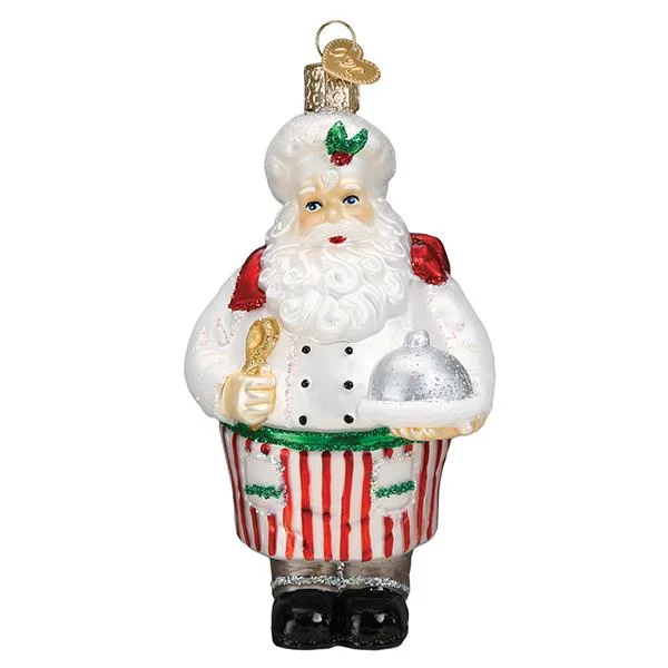 Chef Santa Ornament - Old World Christmas