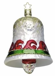 Christmas Bell Ornament by Inge Glas of Germany