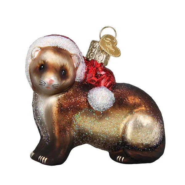 Christmas Ferret Ornament - Old World Christmas