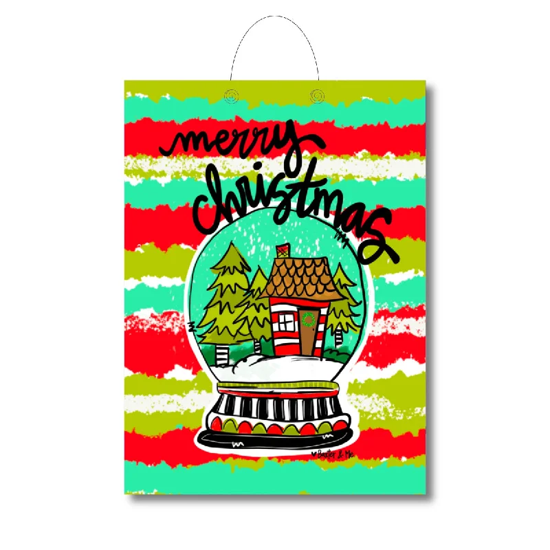 Christmas Snowglobe Door Hanger