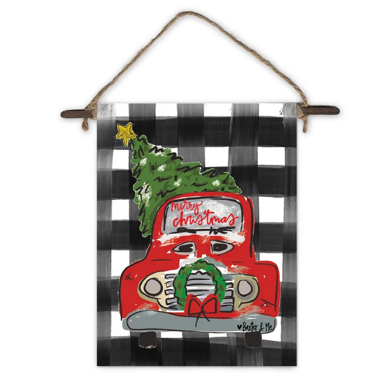 Christmas Truck Mini Wall Hanging