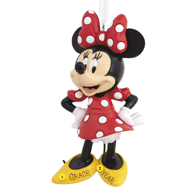 Personalized Classic Minnie Mouse Ornament