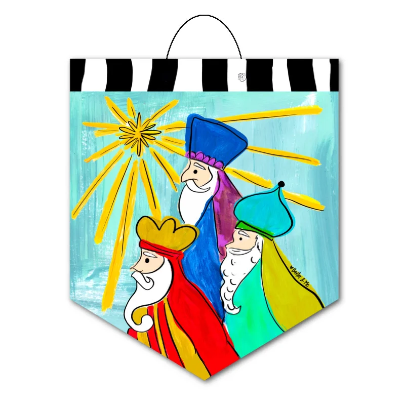 Colorful Wise Men Still Seek Him Door Hanger