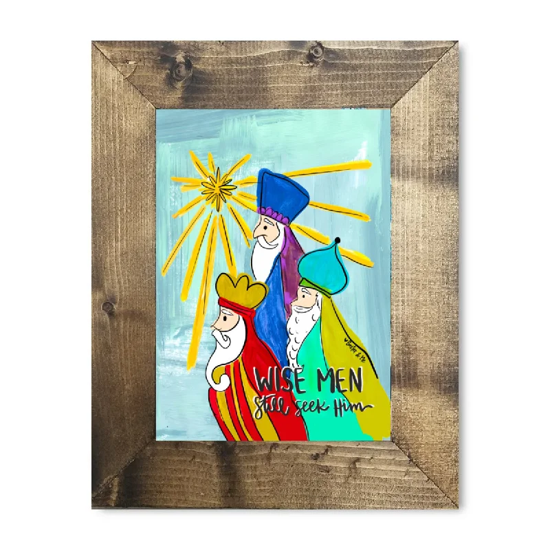 Colorful Wise Men Still Seek Him Framed Art