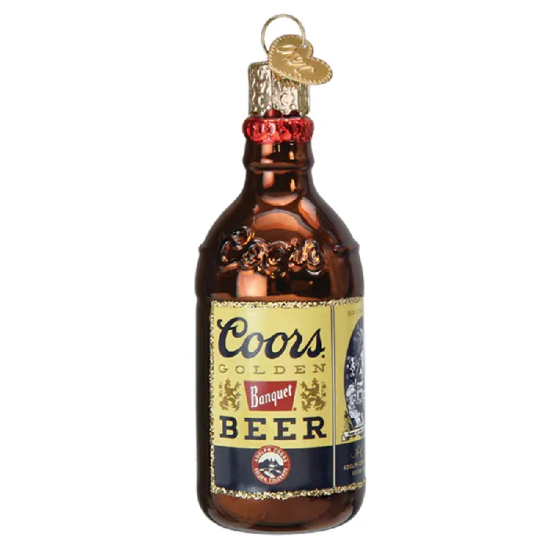 Coors Banquet Bottle Ornament - Old World Christmas