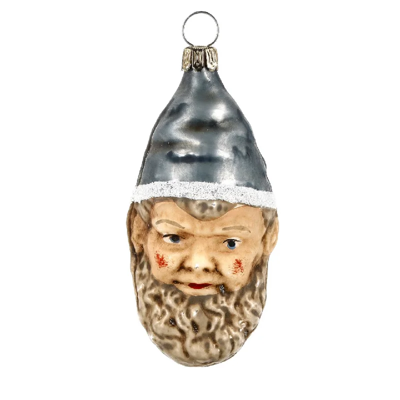 Dwarf with Blue Hat Ornament by Marolin Manufaktur