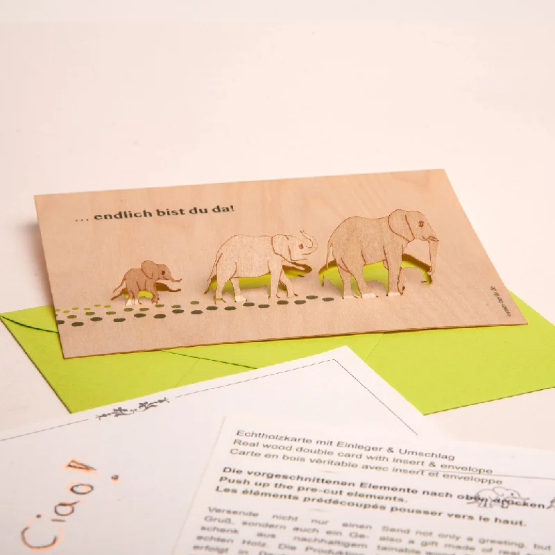 …endlich bist du da! (You made it!) with Elephants…endlich bist du da!