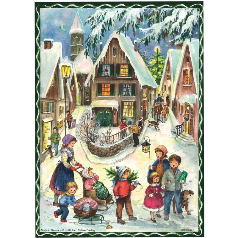 Family with Tree Advent Calendar by Richard Sellmer Verlag