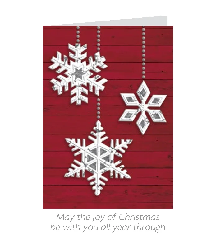 Farmhouse 18 Count Card Set - Snowflake Trio