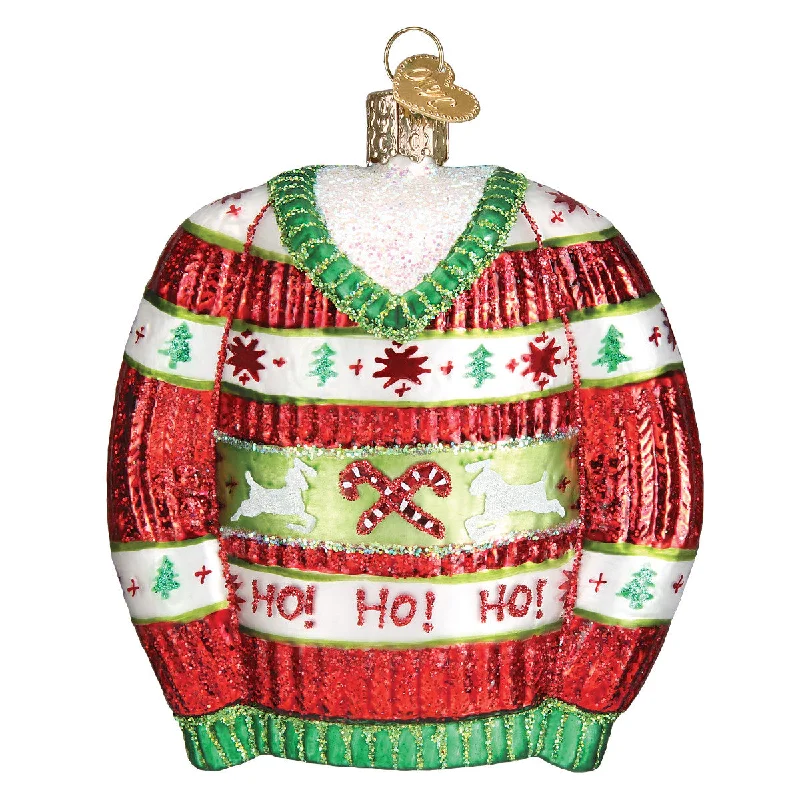 Festive Christmas Sweater Ornament - Old World Christmas