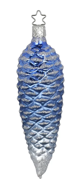 Frosty Fir Cone Ornament by Inge Glas of Germany