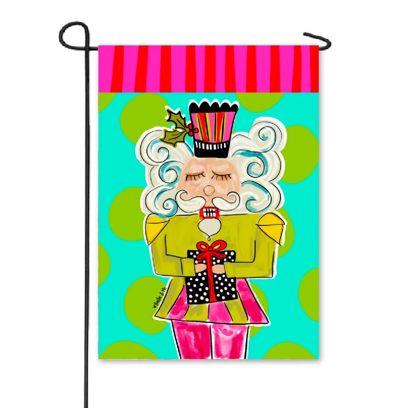 Funky Nutcracker Garden Flag