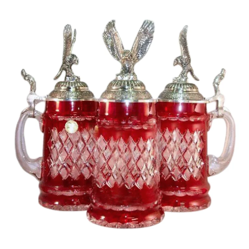 Lord of Crystal Eagle Stein, red by King Werk GmbH and Co