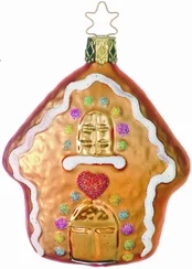 Gingerbread House Ornament by Inge Glas of Germany