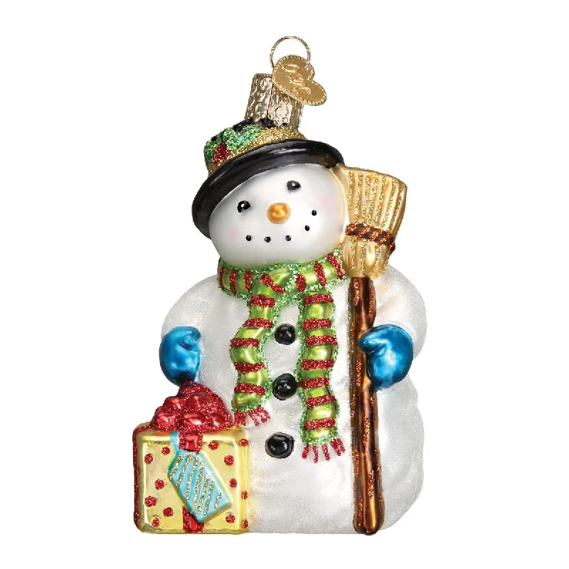 Gleeful Snowman Ornament - Old World Christmas