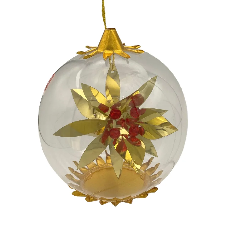 Flower Foil Ornament, gold by Resl Lenz