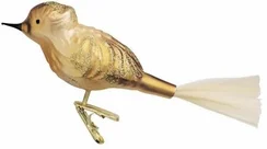 Golden Lark Ornament by Inge Glas of Germany