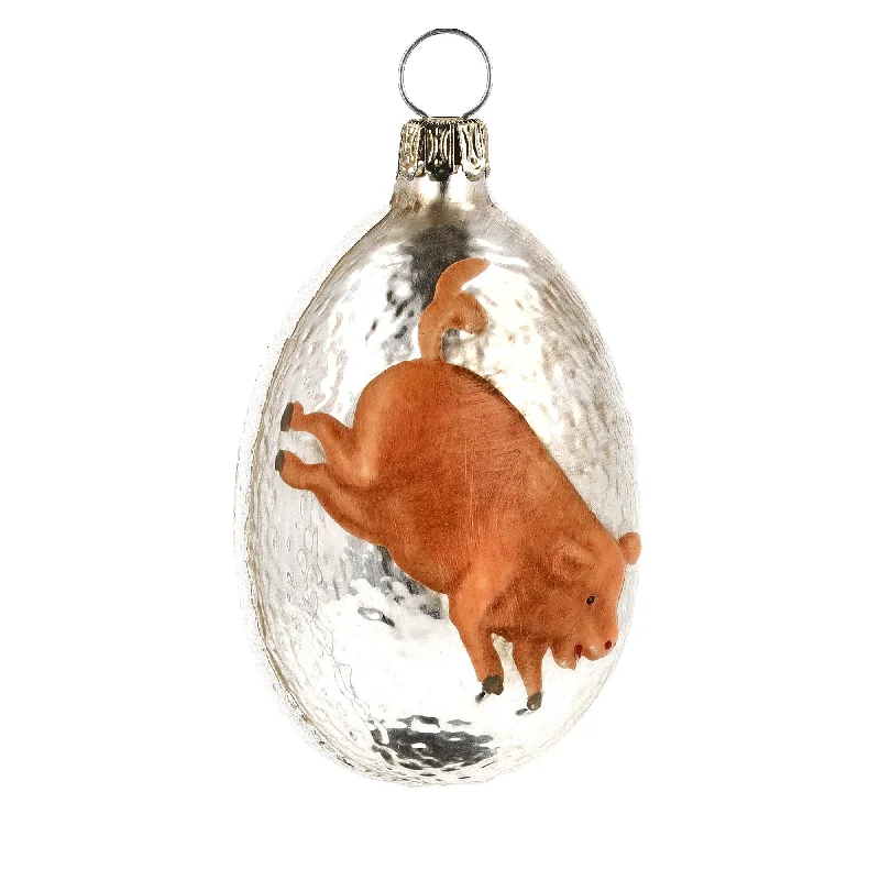 Good Luck Pig Ornament by Marolin Manufaktur