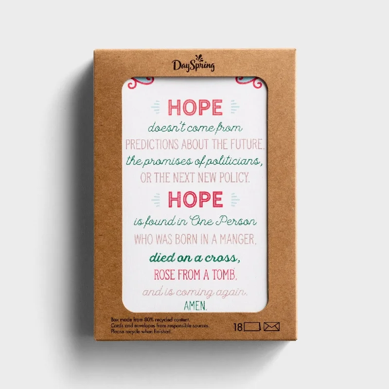 Good Steward - Hope is Found - 18 Christmas Boxed