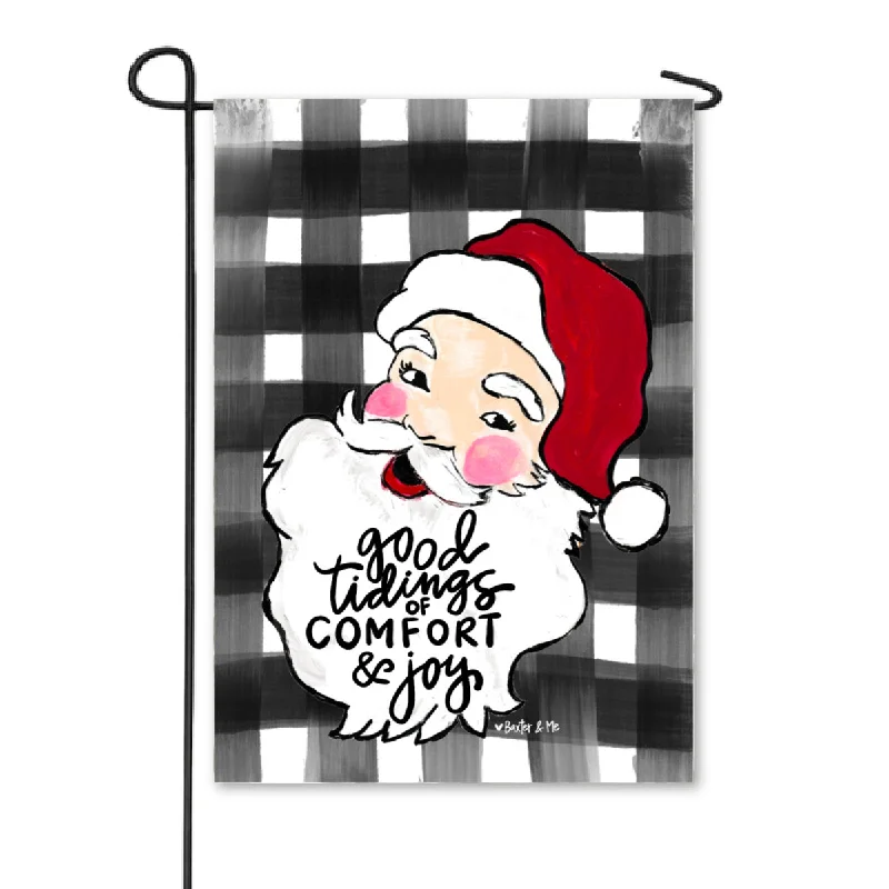 Good Tidings Santa Garden Flag