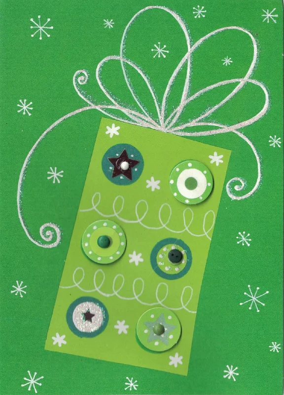 Handmade Present Christmas Card