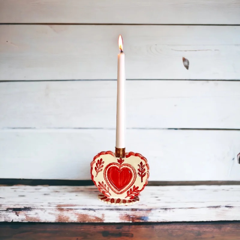 Heart Candlestick Holder