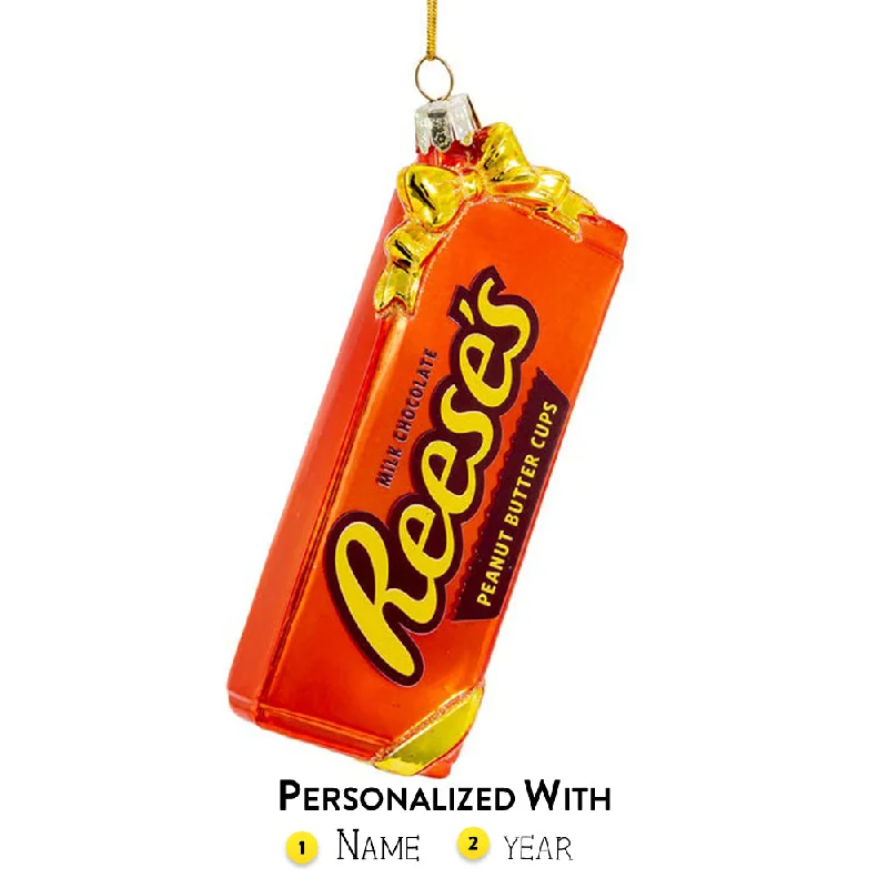 Personalized Hershey's™ Glass Reese's Ornament