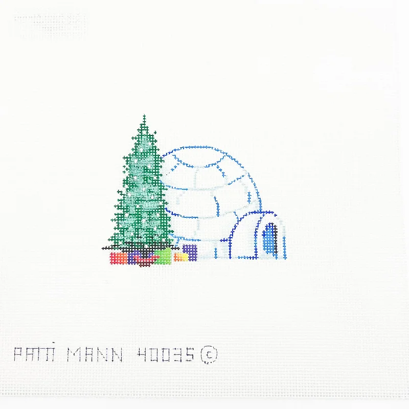 Igloo with Christmas Tree